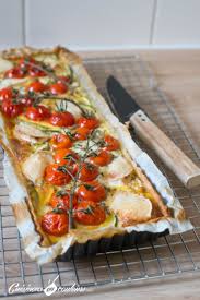 Quiche Aux Tomates Cerises Courgette Et Fromage De Chevre Cuisinons En Couleurs Quiche Tomate Tarte Aux Tomates Cerises Quiche Courgette Chevre