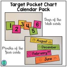 Target Pocket Chart Calendar Pack