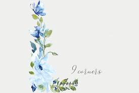 Check spelling or type a new query. Light Blue Watercolor Floral Frame Set By Patishop Art Thehungryjpeg Com