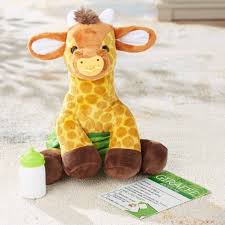The whole scene is beautiful, twiga the baby giraffe isn't so baby anymore and he stands backed by the beautiful ocean, beach, and palm trees. Melissa Doug Baby Giraffe Target