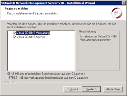 Sodass ich wieder am anfang stehe! Virtual Cd V10 Network Management Server