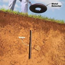 Metal detectors and property lines markers. How To Find Your Property Line Family Handyman