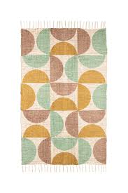 Teppich material wohnzimmerteppich aus hochwertigem polyester. Teppich Retro Goodweave Tranquillo