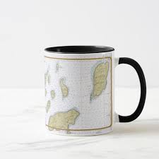Apostle Islands Nautical Chart Mug Lake Superior Custom