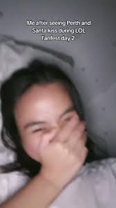 Perth Santas Kissing Moment at LOL Fanfest 2025