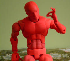 open source action figure ready for 3D printing – Robocut studio