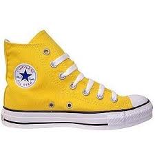 Black And Orange Converse High Tops Converse Chuck Taylor All Star Yellow Hi Top Yellow Converse Converse Chuck Taylor Converse