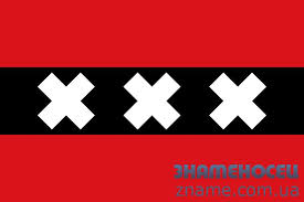 De nederlandse vlag) is a horizontal tricolour of red, white, and blue. Prapor Amsterdama Kupiti Vid Virobnika Z Kiyeva Znamenosec