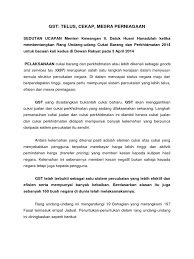 Langkah 1 akses ke laman web e filing ezhasil. Gst Telus Cekap Mesra Perniagaan