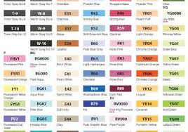 Copic Sketch Marker Color Chart Art At Repinned Net