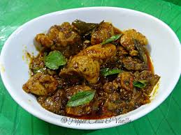 Chettinad Pepper Chicken Pepper Chilli And Vanilla