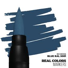 AK-Interactive: Real Color Acrylic Paint Marker - Blue RAL5001