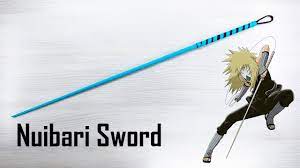 How to make a sword Nuibari from anime Naruto - Craft Weapons Instructions  - YouTube