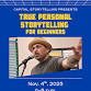 True Personal Storytelling for Beginners event in Rancho Cordova, CA