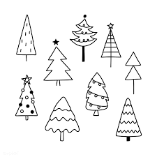 Black And White Christmas Tree Doodle Christmas Pine Tree Pattern Background Drawing Doodle Style Free Image By Rawpixel Com Christmas Tree Drawing Tree Doodle Christmas Drawing