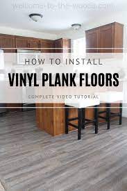 Diy Flooring Install Luxury Vinyl Plank Floor Video Tutorial In 2020 Luxury Vinyl Plank Flooring Luxury Vinyl Plank Diy Flooring