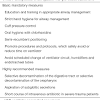 Questionable sciences, debatable methodology, poor process 3 ventilation care bundles comprises of 6 elements of care to be considered daily for the references: 1