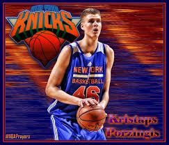 Nba Edit Kristaps Porzingis New York Knickerbockers Ny Knicks New York Knicks
