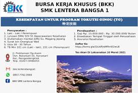 Daftar online bkk ypia cakung 2020 info bkk smk yayasan al wathoniyah asshodriyah 9 facebook ini karena sekuritas atau broker di indonesia sudah memberikan banyak kemudahan untuk membuka akun saham. Bkk Smk Lentera Bangsa Beranda Facebook