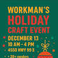 Workman's Holiday Craft Event event in Roseburg, OR
