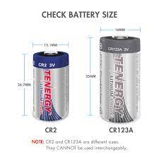 4*rechargeable 3.7v cr123a lithium batteries universal charger 123 el123 cr17345. Tenergy Lithium Propel 3v Cr2 Batteries 50pk Tenergy