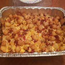 Serve this casserole with dinner rolls or biscuits and sliced fresh tomatoes, broccoli salad, or a simple tossed green salad for a satisfying meal. Chicken Bacon Ranch Tater Tot Casserole 99easyrecipes