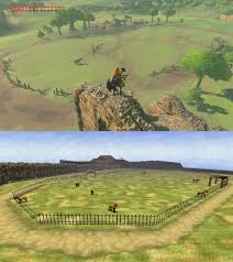 Up until this game i thought oot was the best set but im really digging the botw set. Lon Lon Ranch In Breath Of The Wild And Ocarina Of Time Botw Oot Zelda