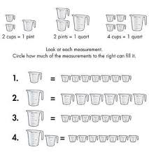 Learn How Many Cups Equal A Pint And A Quart And How Many Pints Equal A Quart All Printable Measurement Worksheets Cooking Measurements Math