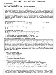 Soal Dan Jawaban Latihan Un Unbk Usbn Bahasa Indonesia Sma Program Ipa Pendidikan Kewarganegaraan Pendidikan Kewarganegaraan