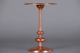 Copper Twist Side Table