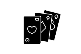 Card Game Black Glyph Icon Card Games Game Black Glyph Icon