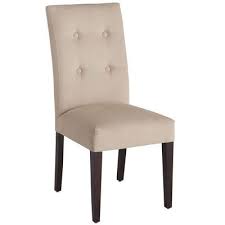 Our Take On The Classic Parsons Chair Is Built Of Birch Wood Then Covered In Foam Padding And Hand Upholstered In A Mod Dining Chairs Dining Room Chairs Chair
