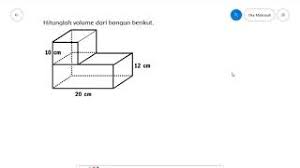 Bangun ruang adalah sebuah bangun tiga dimensi yang mempunyai volume atau isi. Cara Mengerjakan Volume Gabungan Kubus Dan Balok Ilmusosial Id