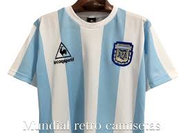 Jugadores de argentina en el mundial 1986. Camiseta Argentina 1986 Titular