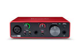 If you like to play musical instruments or sing to find an outlet or to have fun why not record your performances to share with your friends or family? Scarlett Solo Focusrite