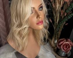 Truette Custom Light Soft Golden 18” Rooted Blonde 130 Density Topper 100%  Human Hair Topper Poly Injection the Wig Witch