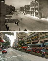 1920年九十九年前新開通佐敦道 新唐樓開始建築 佐敦道原名為 第六街 1880年 當局將油麻地的一個沼澤海灣填平進行填海 於1904年完成 當局在沼澤海灣的新填地上開闢六條街道 計為第一街 1909年 下同 改名為甘肅街 第 history pictures hong kong street