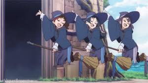 Flying With Brooms Little Witch Academia Know Your Meme