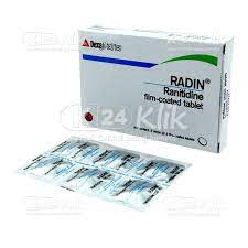 Dosis alternatif 150 mg per hari bersamaan dengan obat amoxicillin dan metronidazole selama 2 minggu. Radin 150mg Tab Manfaat Dosis Efek Samping K24