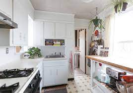 If you're applying contact paper to all your kitchen cabinets at the same time, label them first. Kitchen Cabinets Contact Paper Cockroach Problem Apartment Therapy