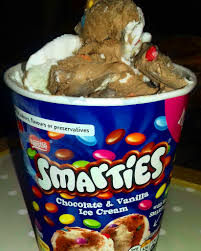 Blend in dry ingredients to sugar and eggs mixture. Smarties Ice Cream One Treat At A Time