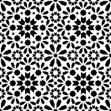 Lego figures stay at home and Geometric Seamless Pattern Moroccan Tiles Design Seamless Black Tile Background Vector Illustration C Redkoala 7946091 Stockfresh