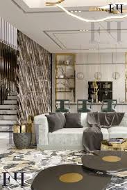 Open Concept Interiors For A Modern Palace In Light Brown Gold Colors The Interior Design Concept Have Been Done By Fancy House Design C Case Di Design Arredamento D Interni E
