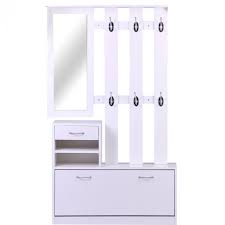 Meuble de rangement gifi astonishing fabulous meuble bas de. Ensemble De Meubles D Entree Design Contemporain Meuble Chaussures Miroir Et Panneau Porte Manteau Panneaux De Particules Blanc Console Et Meuble D Entree Bureau Et Entree Meuble Gifi