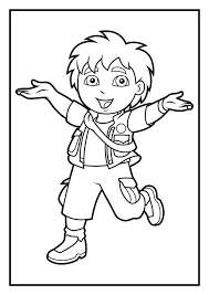 Dora and diego s for kids c39c. Dora Coloring Pages Diego Coloring Pages