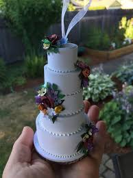 This Company Will Turn Your Wedding Cake Into An Ornament Wedding Cake Ornament Wedding Cake Tree Wedding Cake Toppers