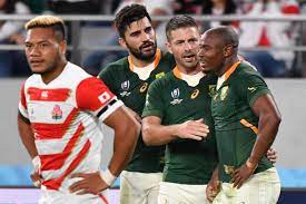 La diffusion du match à la télévision est prévue sur la chaîne supersport 1 africa. Coupe Du Monde De Rugby L Afrique Du Sud Bat Le Japon 26 3 Et Rejoint Les Gallois En Demi Finale