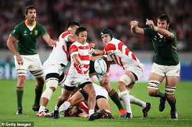Wiaan mulder takes 1/3 as south africa bowl out west indies for 149 wiaan mulder took three wickets for one run to wrap up the tail as south africa bowled out west indies for. Japan Vs South Africa Rugby World Cup 2019 Live Brave Blossoms Vs Springboks Score And Updates Daily Mail Online