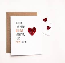 Birthday Letter For Husband Long Distance Days I Have Been In Love With You Card By Ofthingspretty On Etsy Birthday Message For Husband Long Distance Gifts Husband Birthday