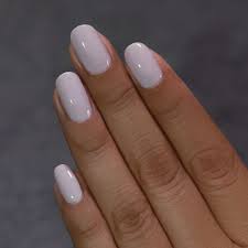 Vanish In 2021 Simple Gel Nails Simple Nails Oval Nails
